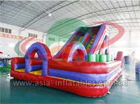 Inflatable Bouncer Field With Slide