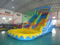 Water Park Inflatable Water Slide