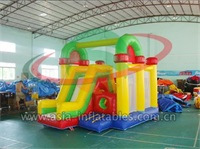 Small Bouncer With Mini Slide For Party
