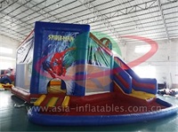 Spider Man Water Slide And Water Pool Combo