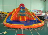 Mini Jungles Inflatable Water Slide for Backyard