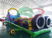 Inflatable Palm Tree Obstacle Course And Sports