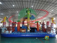 Inflatable Pirate Theme Playground For Event