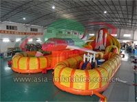 Inflatable Space Ship Obstacle Fun Playground For Event