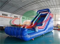 Inflatable Water Slide With Single Lane