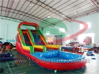 Inflatable Water Slide And Water Pool Combo