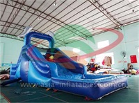 Home Use Inflatable Blue Water Slide