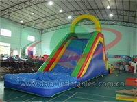 Home Use Inflatable Single Lane Water Slide