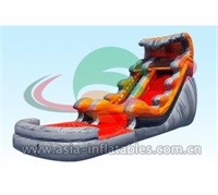 Inflatable Lava Tidal Wave Water Slide