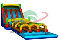 Triple Lane Inflatable Wide Water Slide