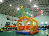 Inflatable Jungle Giraffe Slide With Arch