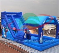 Inflatable Water Slide With Pool Tent