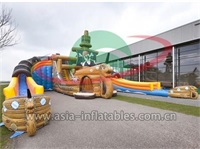 Mega Giant Inflatable Pirate Ship Slide