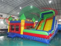 Inflatable Slide With Moonwalk Combo