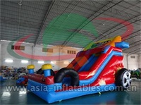 Inflatable Red Mini Car Slide