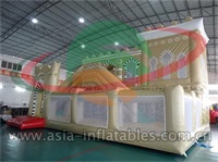 Giant Inflatable Dry Slide For Park