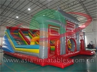 Multi Lane Inflatable Slide
