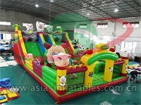Inflatable Cartoon Sheep Slide
