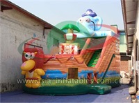 Fun Inflatable Animal Pirate Slide