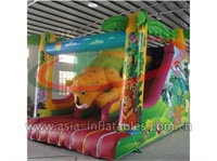 Inflatable Jungle Theme Dry Slide