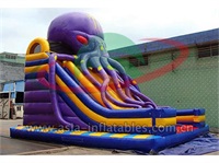 Inflatable Purple Octopus Slide