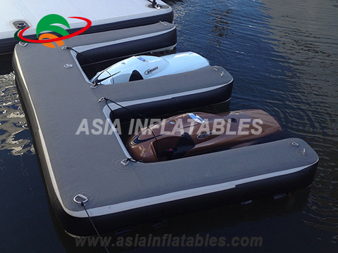 Wholesale Price Drop Stitch Floating Pontoon Dock, Boat Jet Ski Floating Dock