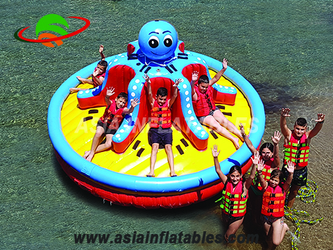 New Design Octopus Twister Disco Boat, Towable Inflatable Disco Boat