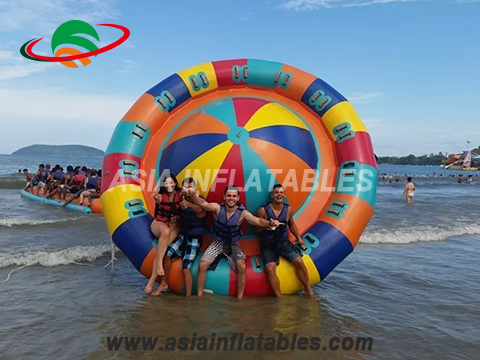 Factory Price Water Towable Inflatable Disco Boat For Water Sports Games