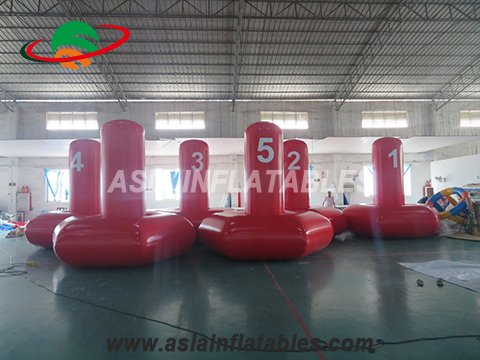 Custom shape inflatable buoy, buoy with customized logo, water floating buoy