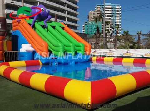 New Design Durable Inflatable Octopus Water Park for Rentals
