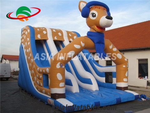 Inflatable Deer Slide For Christmas Holiday Event