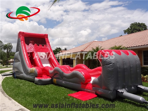 18 ft Volcano Water Slide With Slip N Slide