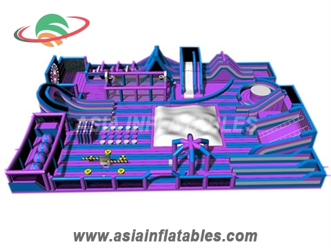 Modern Inflatable Entertainment Combo Theme Park For Rental