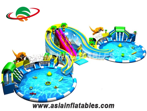 New Design Dinosaurs Inflatable Water Park for Sale