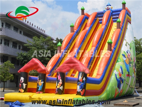 Giant Inflatable Double Lane Forest Theme Slide