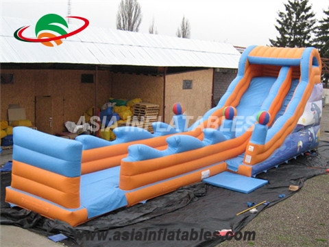 Single Lane Inflatable Dry Slide