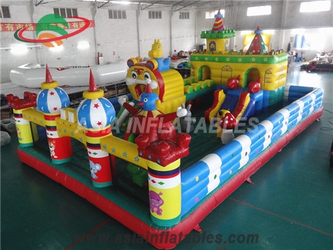 Event Use Inflatable Clown Playground