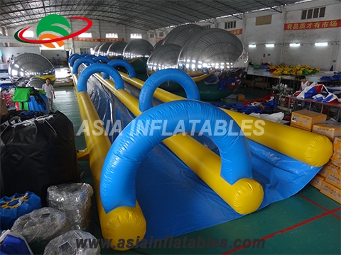 Inflatable double lane city slide inflatable water slide commercial slide