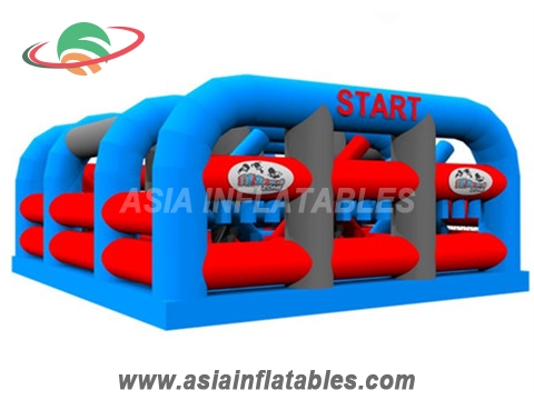 Labyrinthine Inflatable Lovely Bounce Castle For Kids