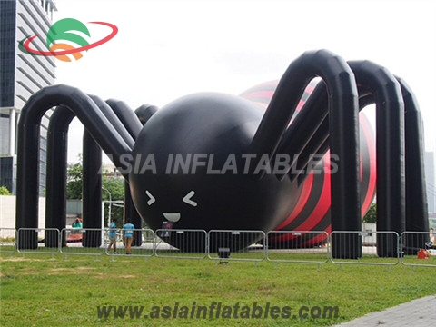 Amazing Inflatable Black Spider Amusement  Games