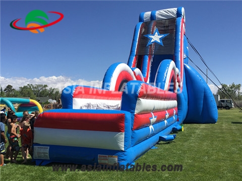 Inflatable wave water slide rental