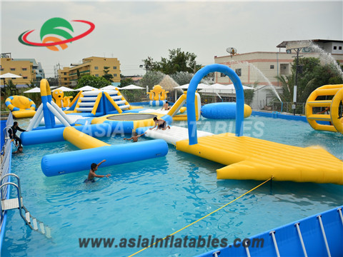 Aqua Run Inflatable Water Obstacle Course for Kids and Adults
